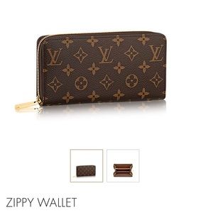 Louis Vuitton Zippy Wallet in pristine condition.